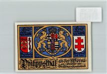 36269 W6433 Philippsthal (Werra) - Notgeld Genesener Sanitas Kursaal