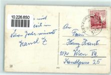 Neujahr Schneemann mit Luftballons AK mit Glimmerauflage Schneemann 1960 AK mit Glitzer