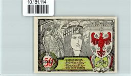 Soldin Myslibórz - Notgeld Rathaus