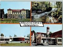72505 W7482 Krauchenwies - Rückseite mit Abschürfungen bzw Kleberesten