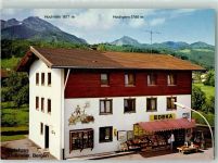 83355 W8221 Bergen , Oberbay - Gästehaus Schillmeier Geschäft Edeka mit Hochfelln und Hochgern