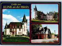 17192 O2061 Klink b Waren - Rückseite mit Abschürfungen bzw Kleberesten