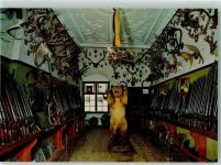 88364 W7962 Wolfegg , Allgäu - Schloß Waffensammlung mit Bär