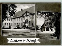 59329 W4724 Liesborn - Rückseite mit Abschürfungen bzw Kleberesten Museum