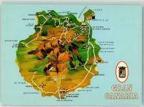 Las Palmas de Gran Canaria - Landkarte Gran Canaria