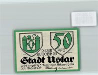 37170 W3418 Uslar - Notgeld 50 Pfennig
