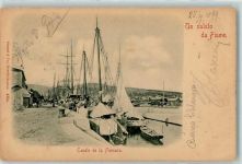 Rijeka Fiume 1899 - canale de la Fiumara