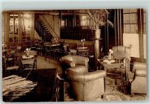 Blankenberghe Blankenberge 1928 - Cecil Hotel Lion d`Or Interieur AK