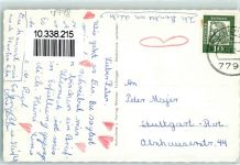 88630 W7798 Pfullendorf , Baden Gebrauchsspuren Dorfstraße Fachwerkhäuser Stadttor