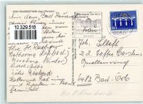 63150 W6056 Heusenstamm - Torbau Kirche Leibnitzstraße Hochhaus Reichwein Schule