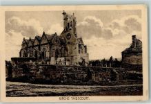 60310 Thiescourt 1916 - Kirche Feldpost WK I 15. Landw.-Div.
