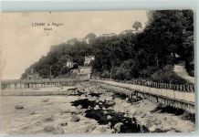 18551 O2331 Lohme , Rügen - Strand Bootssteg