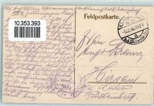 60310 Thiescourt 1916 - Kirche Feldpost WK I 15. Landw.-Div.