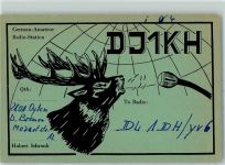 German Amateur Radio Station Qsl-Karte