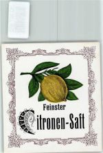 Citronensaft Flaschenetikett