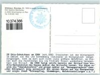 Ottohaus Winter Beschreibung aufgeklebt Hüttenstempel