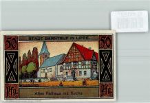 32683 W4924 Barntrup - Notgeld Rathaus Kirche