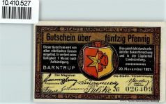 32683 W4924 Barntrup - Notgeld Rathaus Kirche