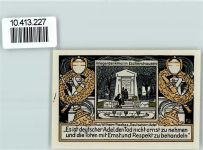 37632 W3456 Eschershausen , Ith - Notgeld Kriegerdenkmal