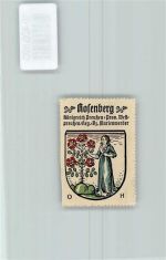 Rosenberg Susz - Vignette Wappen Kaffee Hag 1920-1940