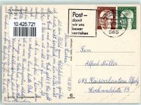 66424 W6650 Homburg , Saar - Blick zum Schlossberg mit Schlossberghotel