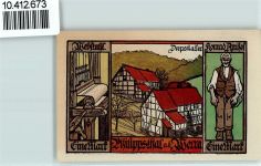36269 W6433 Philippsthal Werra - Notgeld Webstuhl