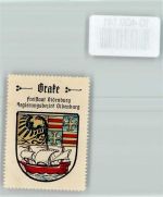 26919 W2880 Brake Unterweser - Vignette Wappen Kaffee Hag ca 1920-1940