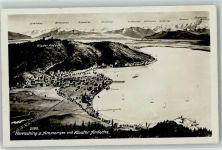 82211 W8036 Herrsching a. Ammersee - Vogelschau Ammersee Kloster Andechs