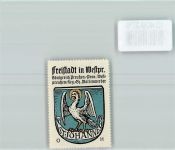 Freystadt Kisielice - Vignette Wappen Kaffee Hag ca 1920-1940