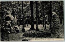 21493 W2053 Schwarzenbek Gebrauchsspuren 1912 Förstergrab im Sachsenwald