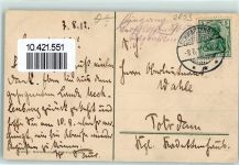21493 W2053 Schwarzenbek Gebrauchsspuren 1912 Förstergrab im Sachsenwald