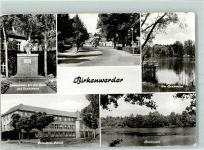 16547 O1403 Birkenwerder - Gedenkstein für Opfer des Faschismus Am Boddensee Pestalozzi Schule