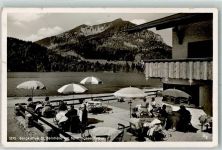 83727 W8162 Spitzingsee - Cafe St. Bernhard Terrasse Notopfermarke Berlin