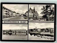 39218 O3300 Schönebeck Elbe - Krausestraße Elbbrücke Platz der Deutsch - Sowjetischen Freundschaft