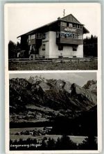 87538 W8975 Langenwang , Allgäu Gebrauchsspuren Haus Bergblick Bes.Josef Hörmann