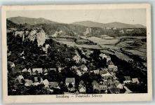 91344 W8551 Streitberg , Oberfr - Felsen Gipfelkreuz