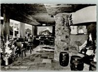 87541 W8973 Oberjoch - Hotel Lanig Gastraum Bierfässer Offener Kamin