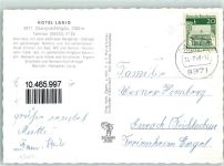 87541 W8973 Oberjoch - Hotel Lanig Gastraum Bierfässer Offener Kamin