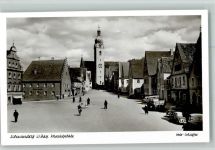 92421 W8460 Schwandorf , Bay - Markplatz Kirche Foto Schaffer