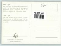 Tiger - WWF Karte mit Briefmarke - Maximum Card AK Raubkatze