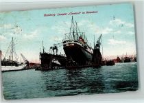 W2000 Hamburg Dampfer Cleveland im Riesendock Dock