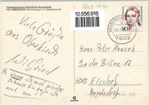 W7602 Oberkirch , Baden Trachtenkapelle Butschbach_Hesselbach AK Blasinstrument 1980