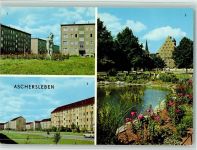 06449 O4320 Aschersleben , Sachs-Anh - Juri Gagarin Strasse