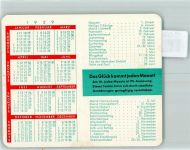 W7500 Karlsruhe , Baden Kalender Städt. Sparkasse 1959 Sparkasse