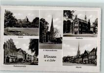 21423 W2090 Winsen (Luhe) - Schloß Rathausstraße St. Marienkirche Rathaus Markt
