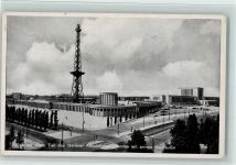 W1000 Berlin Charlottenburg Funkturm und seine Neubauten AK Funk