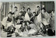 Original Ungarische Tamburitza Musik-, Gesang-, und Tanz-Truppe Csordas Direktor Sandor Ligeti Trachten Trachten Ungarn
