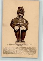 Manneken Pis in Uniform, gute Erhaltung AK Motiv Belgien