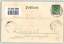 Gruss aus dem Schwarzwald Verlag Velten Nr. 6 AK Daur, H. 1897 Lithographie
