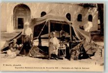 13000 Marseille - Exposition Nationale Coloniale Fabrication des Tapis de Kairouan